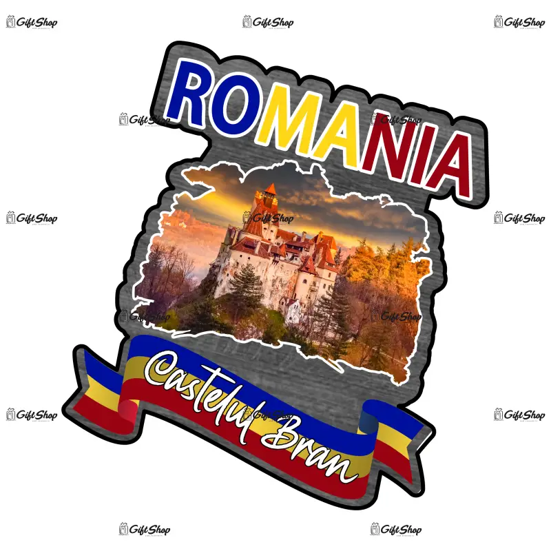 Castelul bran romania, magnet frigider mgs162